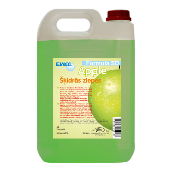 Šķidrās ziepes EWOL SD Apple, 5L
