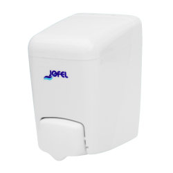 Turētājs šķidrajām ziepēm JOFEL AZUR, balts, 400ml  (2)