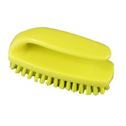 Birstīte rokām HBC, ar rokturi, dzeltena, 110mm (12)