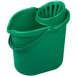 Mоп ведро с выдавлевателем HBC, зеленое, 12л (12)
