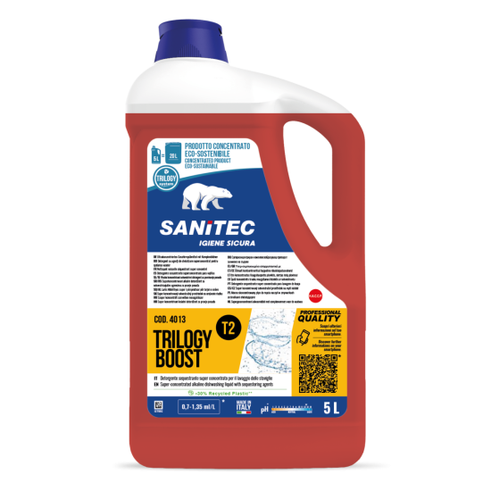 Trauku mazgājamā līdzekļa pastiprinātājs automātiem TRILOGY BOOST T2, 5L (2)