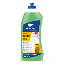 Trauku mazgāšanas līdzeklis Sanitec WASHUP Green Lemon, 1L (6)
