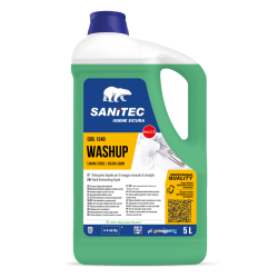 Средство для мытья посуды Sanitec WASHUP Green Lemon, 5л (2)