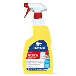 Dezinfekcijas tīrīšanas līdzeklis ar citronu aromātu Sanitec MULTI ACTIV Lemon, 750ml (6)