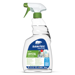 Ekoloģiskais stiklu tīrīšanas līdzeklis Sanitec GREEN POWER Crystal, 750ml (6)