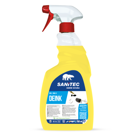 Средство для удаления краски на основе растворителя Sanitec DEINK, 750мл (6)