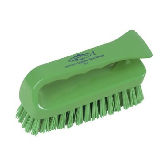 Щётка для чистки поверхностей HBC, с ручкой, зелёная, 154мм (12)