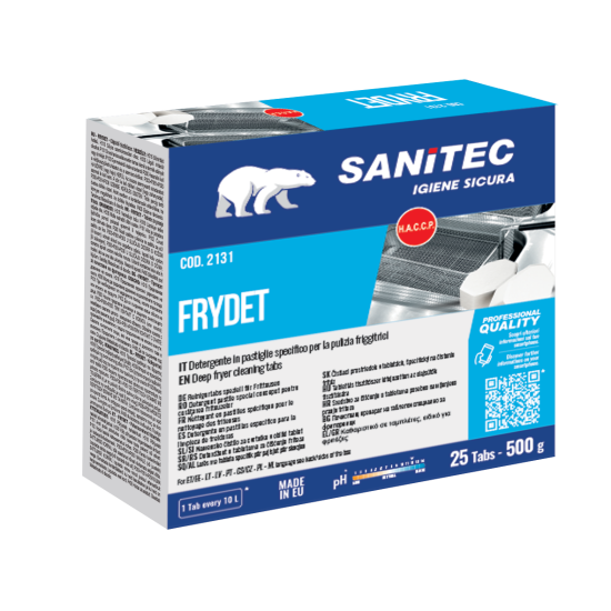 Таблетки для чистки фритюрниц Sanitec FRYDET, 25шт (10)
