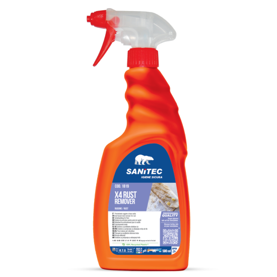 Traipu tīrīšanas līdzeklis ar smidzinātāju Saniteс X4 Rust Remover, 500ml (6)