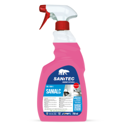 Universāls tīrīšanas līdzeklis uz spirta bāzes Sanitec SANIALC, 750ml (6)
