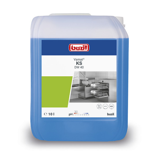 Trauku skalojamais līdzeklis automātiem BUZIL DW40 Vamat KS, 10L