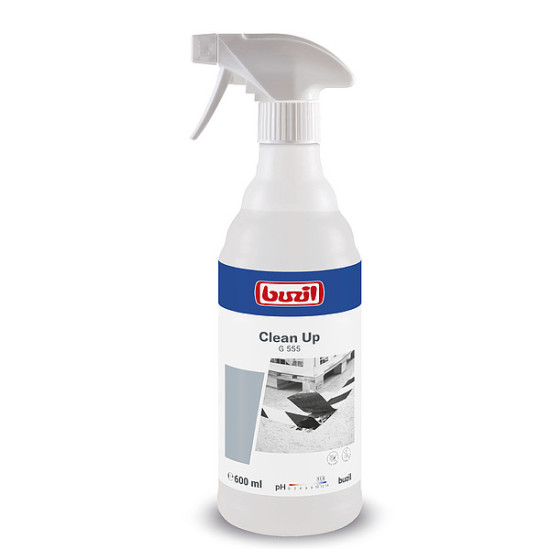 Traipu tīrīšanas līdzeklis ar šķīdinātāju BUZIL G555 Clean Up, 600ml (12)
