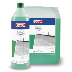 Universāls grīdu tīrīšanas līdzeklis ar polimēriem BUZIL T201 Polybuz Trendy, 10L