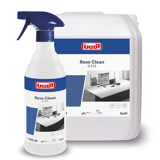 Universāls īpaši spēcīgas iedarbības tīrīšanas līdzeklis BUZIL G515 Reso Clean, 10L