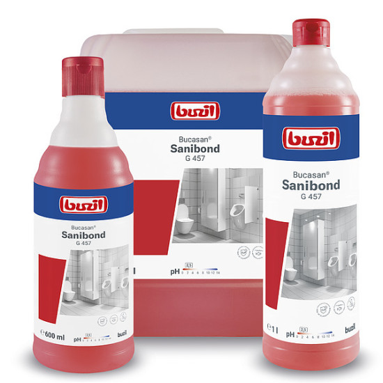 Želeja WC tīrīšanai BUZIL G457 Bucasan Sanibond, 1L (12)