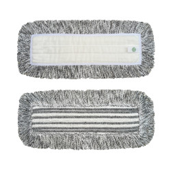 Моп микрофибры Velcro IPC Supacle, серый/белый, 40см (50)