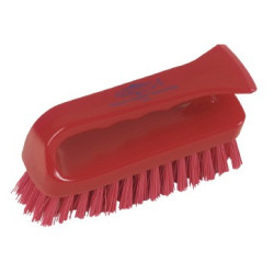 Щётка для чистки поверхностей HBC, с ручкой, красная, 154мм (12)