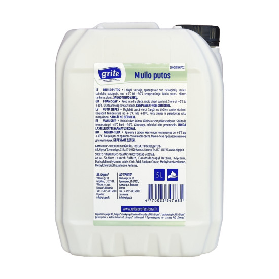 Пенное мыло GRITE Profesional, 5л