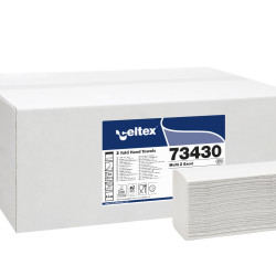 Салфетки для рук CELTEX Multi Z Excel 21.5x27см, белые, 3-х слойные, 18x130шт (узкие 9см)