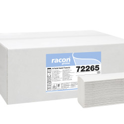 Салфетки для рук RACON Multi M Smart 21.5x36см, белые, 2-х слойные, 18x125шт (узкие 9см)