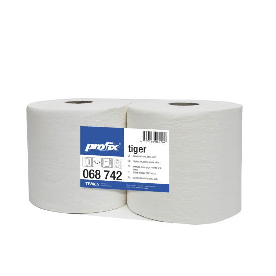 Ткань целлюлозная Profix Tiger DRC 80, белая, 350 листов, 2шт