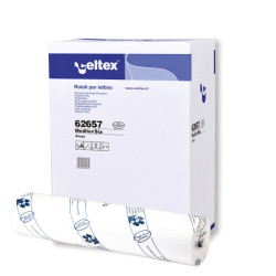 Sanitārie pārklāji Celtex Medilux Six, 60cm x 50m, balti, 2-kārt., 9gab