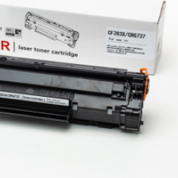 HP CF283X/CRG-737 (F1EU) | Bk | 2.2K | Toner cartridge for HP CF283X-F1EU-TONER-CARTRIDGE