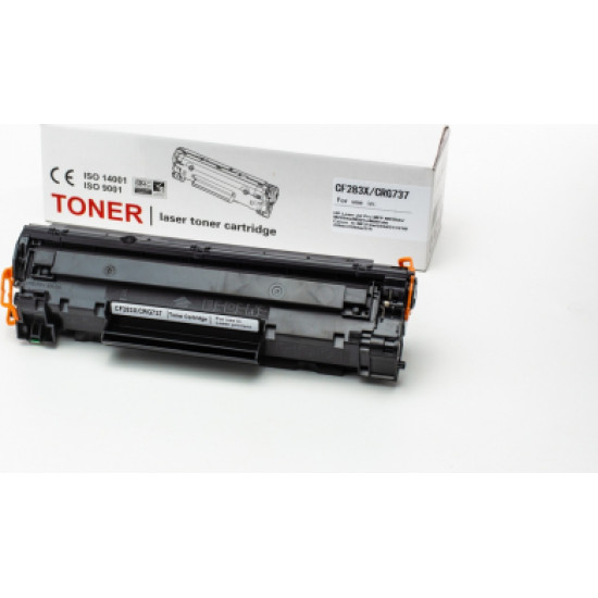 HP CF283X/CRG-737 (F1EU) | Bk | 2.2K | Toner cartridge for HP CF283X-F1EU-TONER-CARTRIDGE
