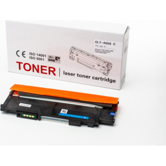 Samsung CLT-C406S (F1EU) | C | 1K | Toner cartridge for Samsung CLT-406SC-F1EU-TONER-CARTRIDGE