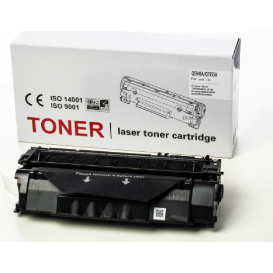 HP Q5949A/Q7553A (F1EU) | Bk | 3K | Toner cartridge for HP Q5949A/Q7553A-F1EU-TONER-CARTRIDGE