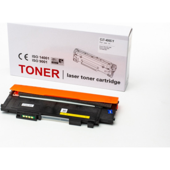 Samsung CLT-Y406S (F1EU) | Y | 1K | Toner cartridge for Samsung CLT-406SY-F1EU-TONER-CARTRIDGE
