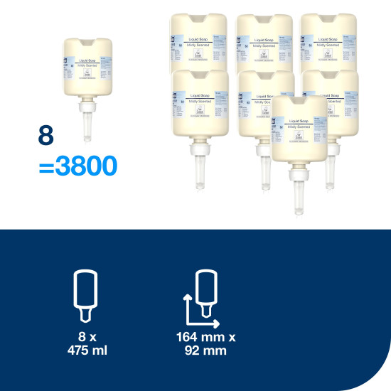 Жидкое мыло Tork Premium Mini Mild S2, White, Не сушит кожу
