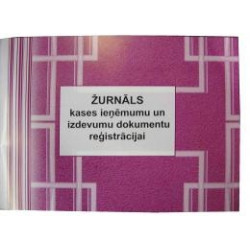 Žurnāls kases ieņēmumu un izdevumu dokumentu reģistrācijai ABC A5, 48 lapas
