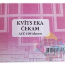 Квитанции чеков EKA A6V