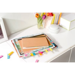 Закладки Post-it "670/5", Neon Multicolor, Съемные и переклеиваемые.