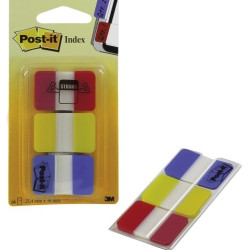 Закладки 3M Post-it "686RYB", Multicolor, Суперпрочное крепление
