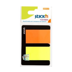 Закладки StickN 21039 50шт оранжево-желтые