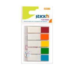 Закладки-индексы Stick'N "21346", Neon, Многоразовые