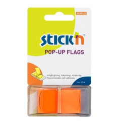 Индексные маркеры Stick'N "26012", Neon Orange, Перемещаемые