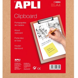 Планшет Apli A4 Деревянный натуральный