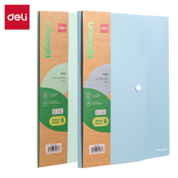 Lõõtsmapp DELI Urbanroot A4 8-vahega, trukiga, assortii