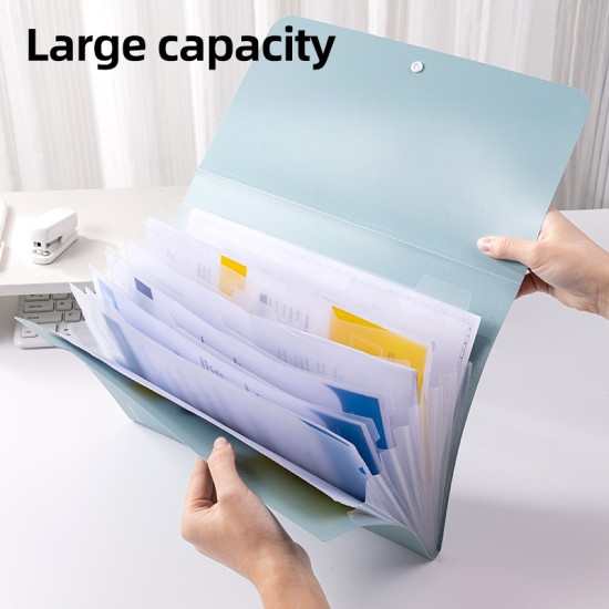 Lõõtsmapp DELI Urbanroot A4 8-vahega, trukiga, assortii