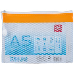 Пакет DELI A5 прочный на молнии