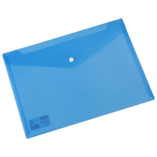 Папка Deli E5505 A4 прозрачная синяя