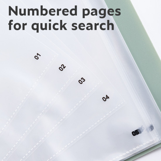 Esitluskaaned DELI 30-lehte, pastell assortii