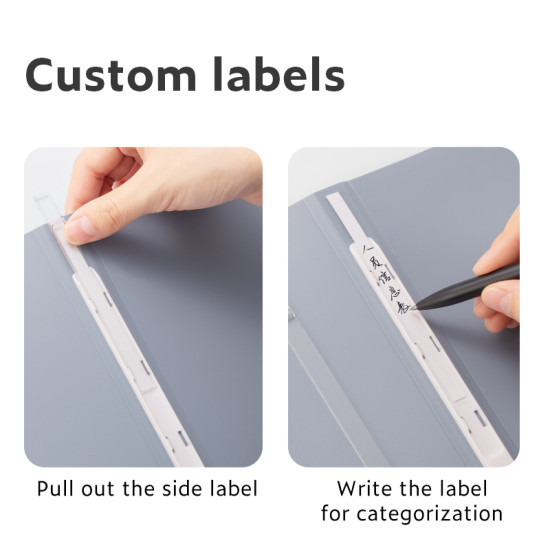 Esitluskaaned DELI 40-lehte, pastell assortii