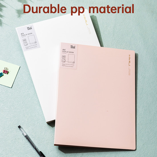 Esitluskaaned DELI 40-lehte, valge