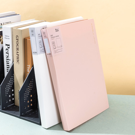 Esitluskaaned DELI 40-lehte, valge