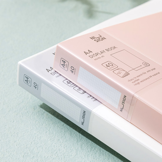 Esitluskaaned DELI 40-lehte, valge