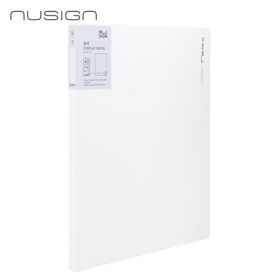 Esitluskaaned DELI 40-lehte, valge